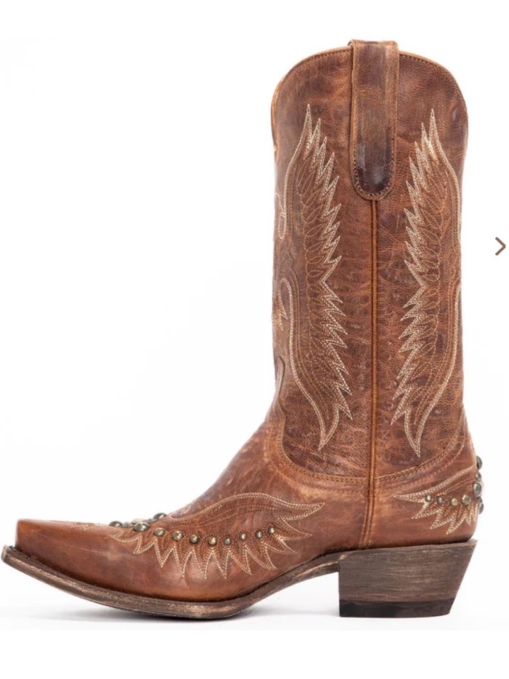 Idyllwind Trouble Brown Embroidered Leather Western Boots - Picture 4 of 16